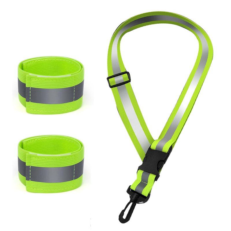 Running Gear Green - A04G-Reflektierende Schärpe zum Gehen bei Nacht,