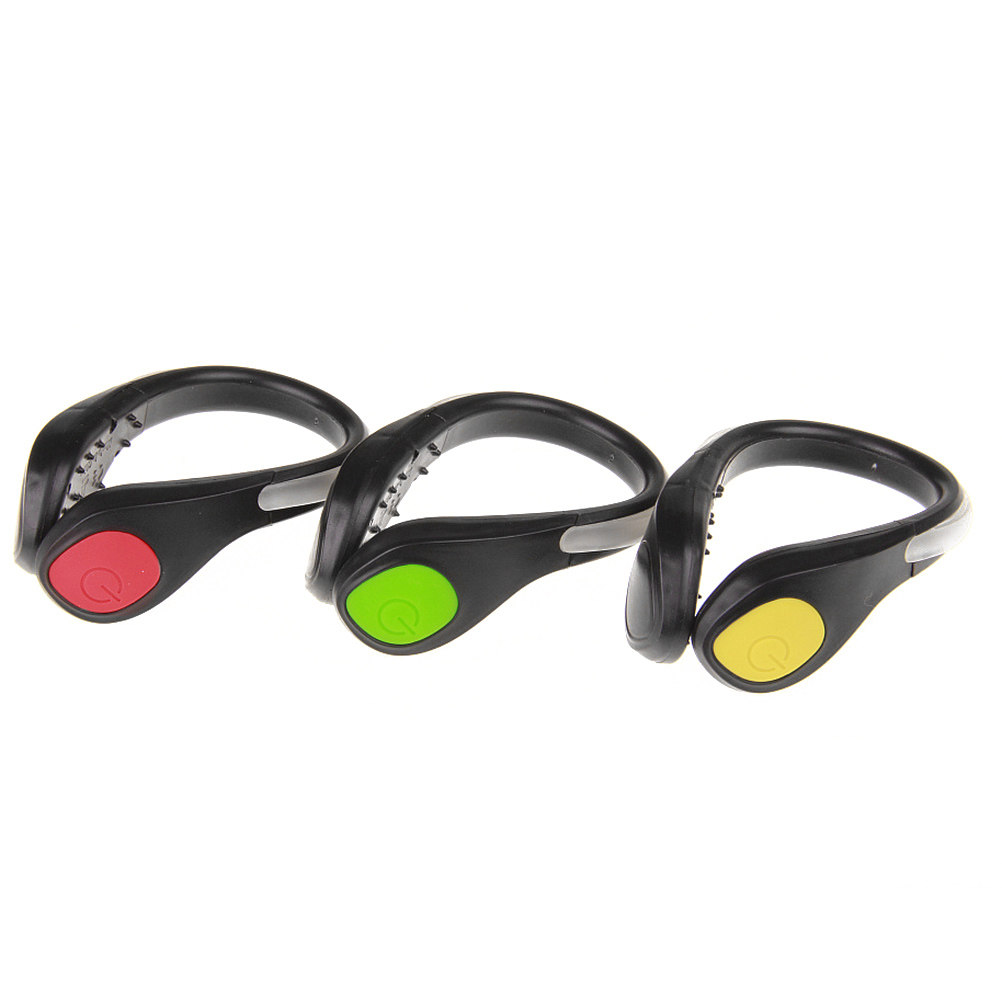 Running Gear Green - 1 Stück Grüner LED-Schuhclip Lauf-Sicherheitsausrüstung für
