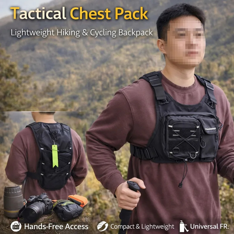 Running Gear Essential - 2026 Neue Taktische Weste mit Brusttasche