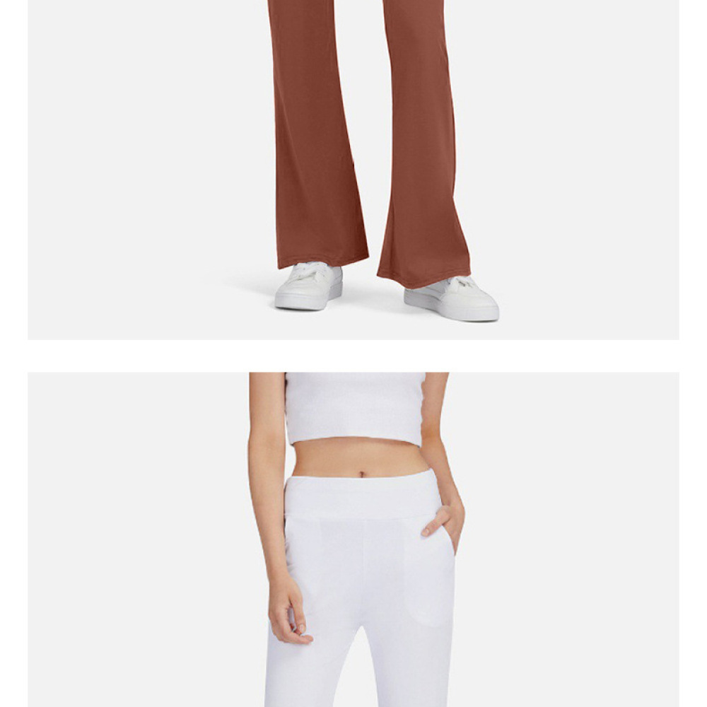 Running Gear Junior - Hochgeschnittene Flare-Yoga-Leggings für Damen, Nahtlose Bootcut-Tights,
