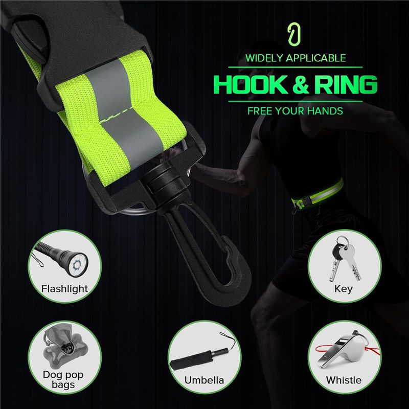 A04G-Reflektierende Schärpe zu – Running Gear Green Bewertung und Preis