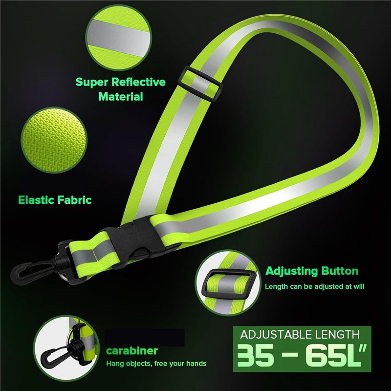 A04G-Reflektierende Schärpe zu – Running Gear Green Bewertung und Preis