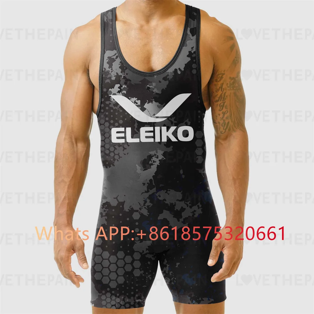 ELEIKO Mens Wrestling Singlet  – Running Gear Train Bewertung und Preis