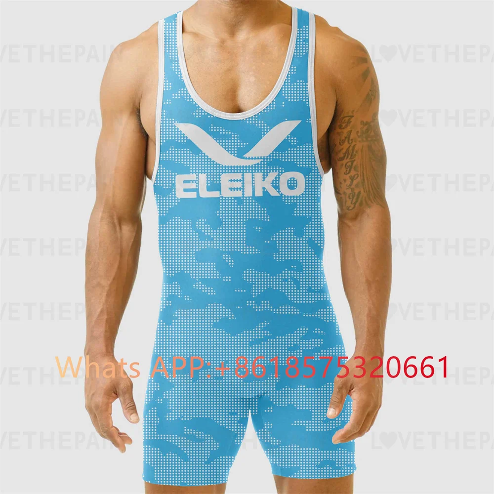 ELEIKO Mens Wrestling Singlet  – Running Gear Train Bewertung und Preis
