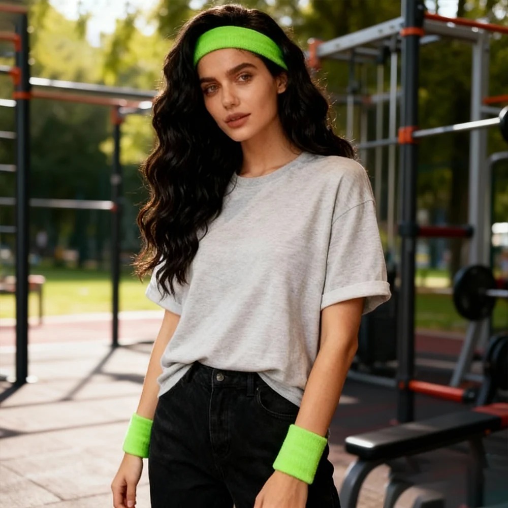 Mehrfarbige Frottee-Handgelenk – Sweat Band Wrist Bewertung und Preis