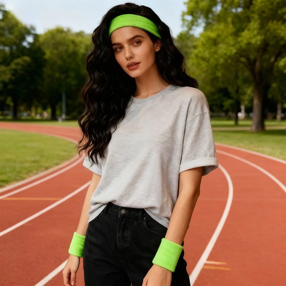 Mehrfarbige Frottee-Handgelenk – Sweat Band Wrist Bewertung und Preis